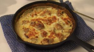 おさつチキングラタン