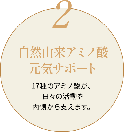 カラダにやさしい栄養補給